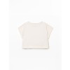 Ecru t-shirt - Jersey t-shirt bio resin
